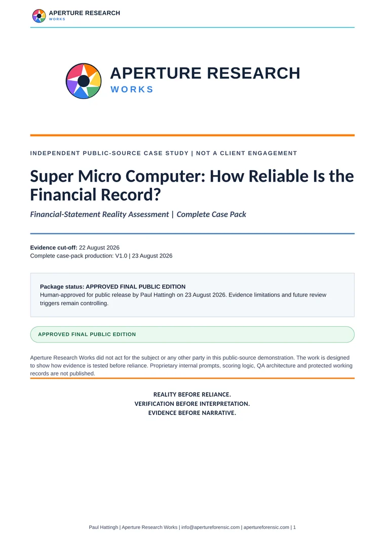 Cover of the Aperture Research Works Super Micro Computer complete case pack